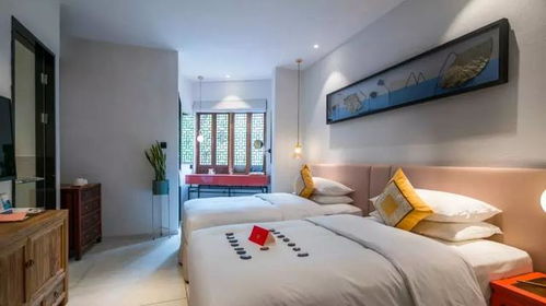 黄山金秋特级景致中的高颜值精品民宿与中型餐馆